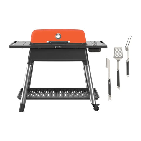 Everdure Furnace Gen III Orange Incl. Premium Toolkit Gas BBQ - 30-37m B