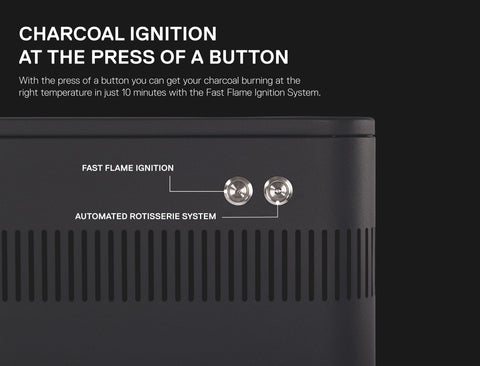Barbacoa de Carbón Fusion All Black 2024