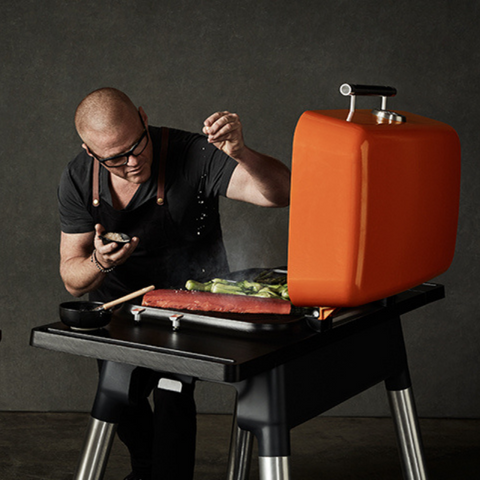 Gas barbecue Furnace van Everdure by Heston Blumenthal met elektrische ontsteking. Everdure Store is de officiële Everdure store van Nederland.