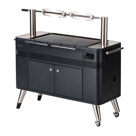 Houtskool barbecue Hub II van Everdure by Heston Blumenthal met elektrische ontsteking. Everdure Store is de officiële Everdure store van Nederland.