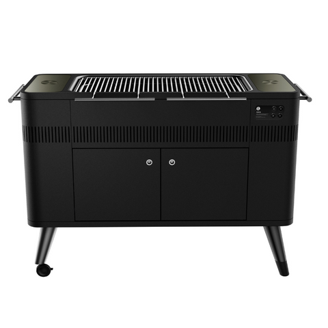 Houtskool barbecue Hub II van Everdure by Heston Blumenthal met elektrische ontsteking. Everdure Store is de officiële Everdure store van Nederland.