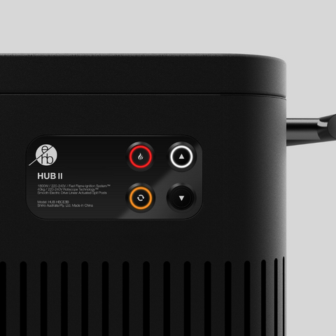 Houtskool barbecue Hub II van Everdure by Heston Blumenthal met elektrische ontsteking. Everdure Store is de officiële Everdure store van Nederland.